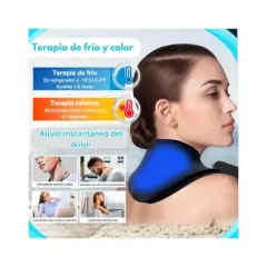 Alivia el tortícolis frío o calor con este collarín. Terapia de frío o calor para alivio instantáneo del dolor muscular, de oficina o deportivo.
