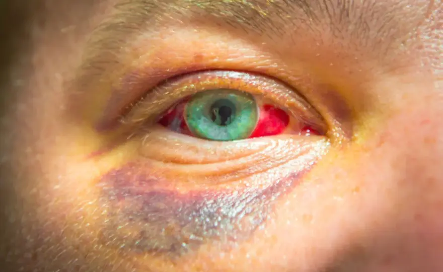 Ojo morado por golpe - ¿Qué funciona y cuándo ir al médico?