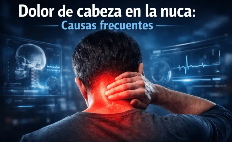 Dolor en la nuca - Causas, cuándo preocuparse y alivio