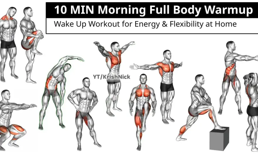 Calentamiento general - Activa tu cuerpo en 10 minutos